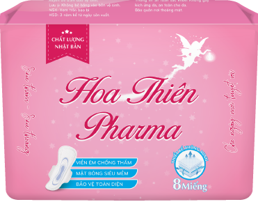 Băng vệ sinh phụ nữ Hoa Thiên Pharma hồng